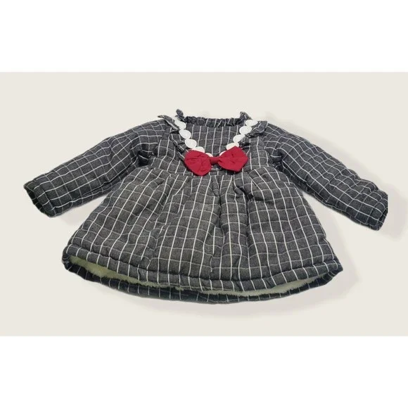 2t winter dress Moonbun Classy Winter Dress, Gray(Size 7T)